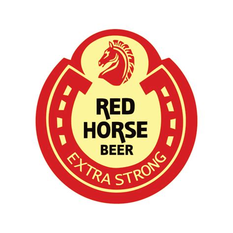 Printed vinyl Beer Logo Red Horse | Stickers Factory