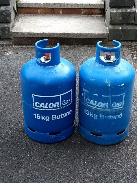 Butane Gas Bottle (15Kg) (1 bottle Full other 3/4 Full) | in Dumfries, Dumfries and Galloway ...