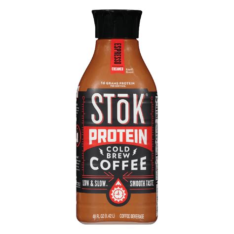 Stok Espresso Protein Cold Brew, 48oz (pack of 6) - Walmart.com