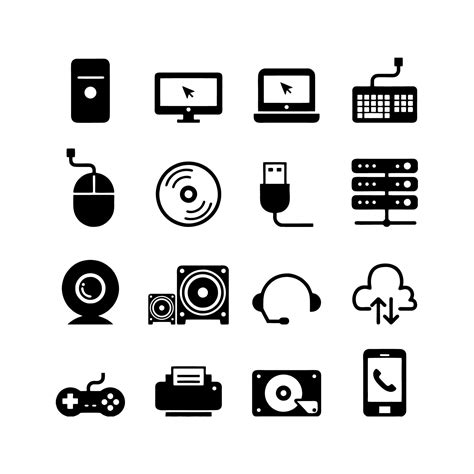 Computer accessories line icon 3170437 Vector Art at Vecteezy