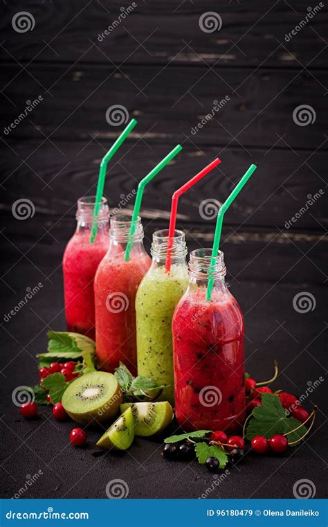 Fresh Healthy Smoothies from Different Berries Stock Image - Image of ...