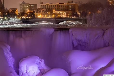 Niagara Falls Turns To A 'Frozen Rainbow' Amid The Cold