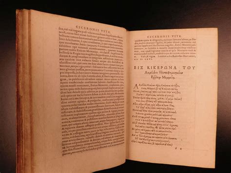 1573 Orations of CICERO Rome Political Philosophy Latin Brutus ...