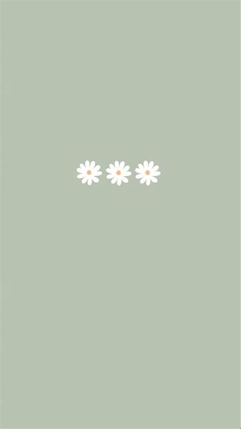 Fleurs de menthe :). iPhone vert, Simple, Mignon simple, Esthétique ...