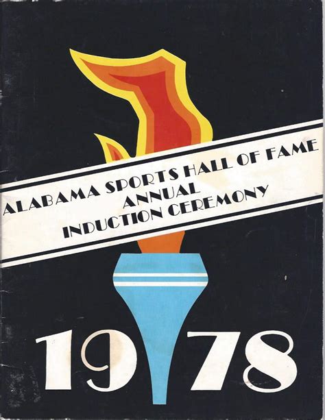 The State of Alabama Sports Hall of Fame Annual Induction Ceremony 1978 ...