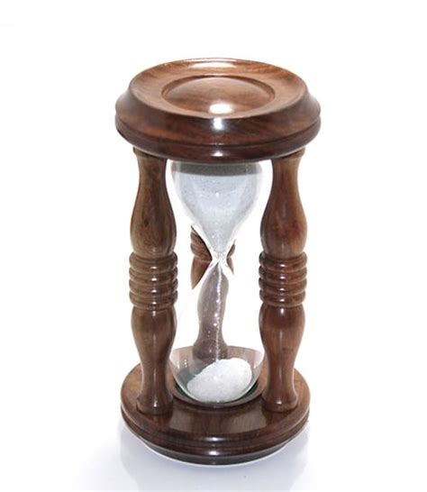 Wooden Hourglass Timer - 560 Grams | Basha Saray