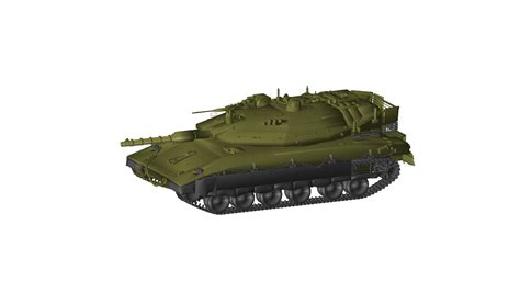 OBJ file Merkava Tank 🪖・Design to download and 3D print・Cults