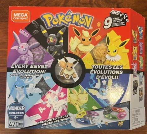 New Mega Construx Pokemon Every Eevee Evolution Set | #4571187800