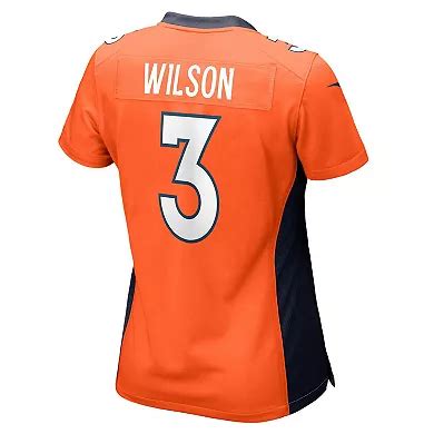 Women's Nike Russell Wilson Orange Denver Broncos Player Jersey