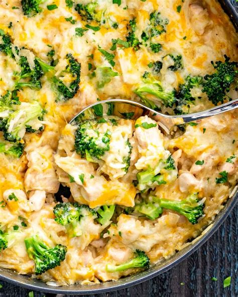 One Pot Cheesy Chicken Broccoli Rice Casserole - Jo Cooks