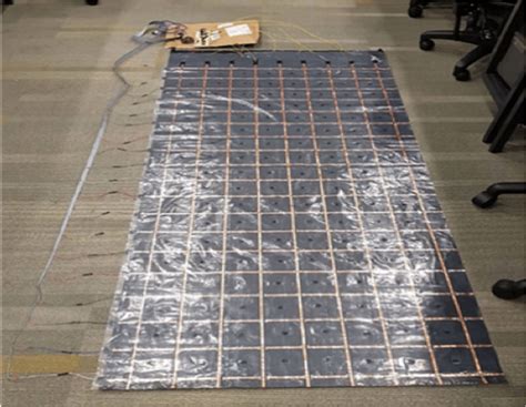 Pressure sensor mat prototype. | Download Scientific Diagram