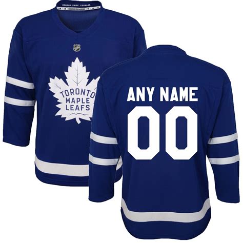 Toronto Maple Leafs Preschool Blue Home Replica Custom Jersey