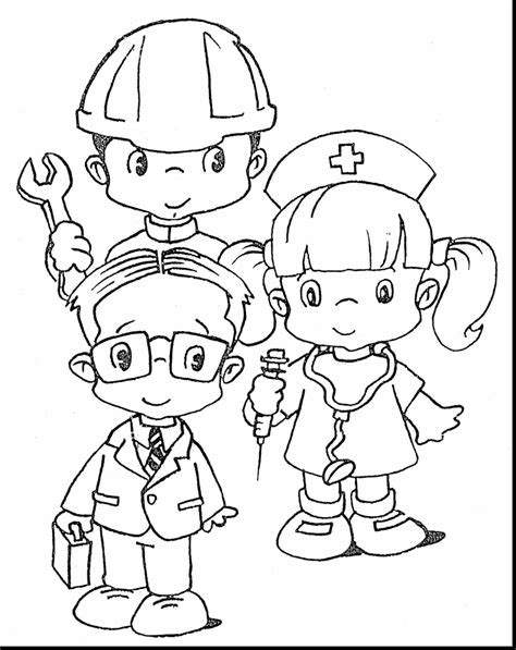 Career Day Coloring Pages at GetColorings.com | Free printable ...