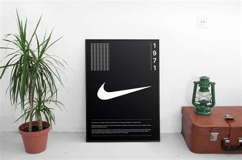 Nike 1971 Logo Poster – Poster | Canvas Wall Art Print - John Sneaker