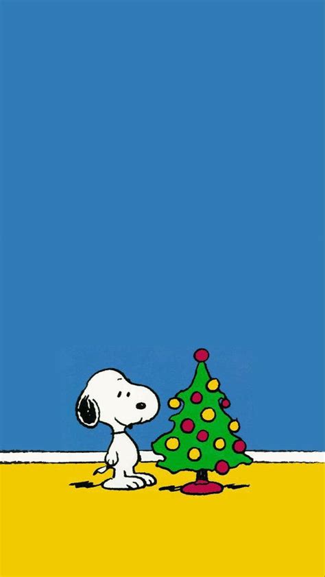 Download Snoopy Christmas Tree Mobile Wallpaper | Wallpapers.com