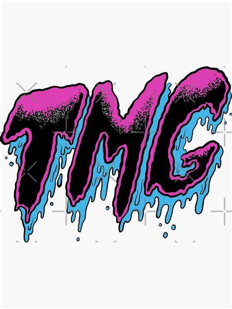 "Tiny Meat Gang 'TMG' Pink Colorway " Sticker for Sale by Dispater | Redbubble