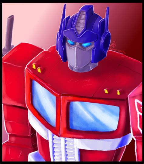 Transformers G1 Optimus Prime Fan Art Meow_101XD - Illustrations ART street