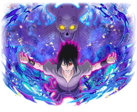 Sasuke and Susanoo by AiKawaiiChan on DeviantArt