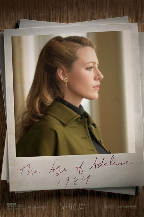 Age of Adaline Posters Show Immortal Blake Lively Through 8 Decades | Collider