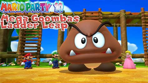 Mario Party 10 - Mega Goomba's Ladder Leap Boss Battle Gameplay [ HD ...