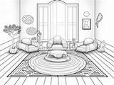Simple Rug Coloring For Kids  Page sketch template