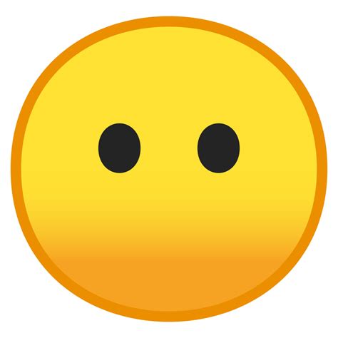 Face without mouth Icon | Noto Emoji Smileys Iconset | Google