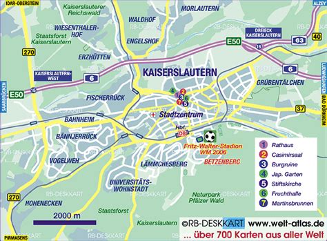 Kaiserslautern Map