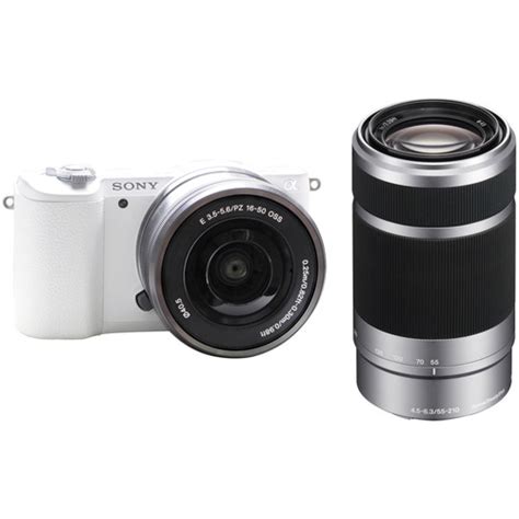 Sony Alpha a5100 Mirrorless Digital Camera Kit with Silver