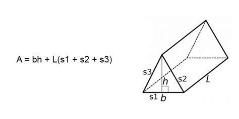 Surface Area of a Triangular Prism (Formula & Examples)