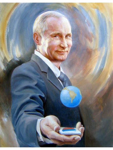 Vladimir Putin Painting by Ewa Leliwa | Saatchi Art