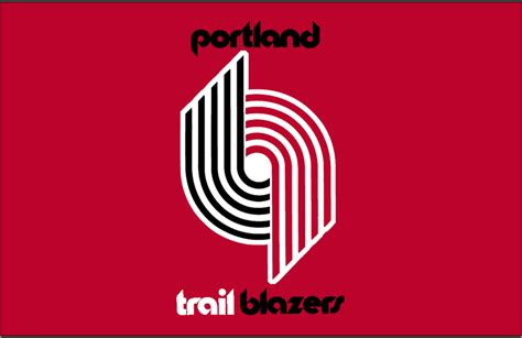 Portland Trail Blazers Logo - Primary Dark Logo - National Basketball ...