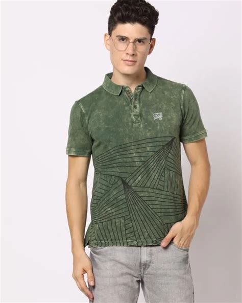 Buy Printed Slim Fit Polo T-Shirt Online at Best Prices in India - JioMart.