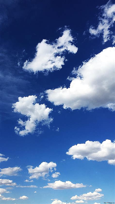 Blue Sky Clouds Background Hd ~ Lake Constance Known As Bodensee ...