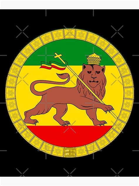 "LION OF JUDAH - Haile Selassie Ethiopian flag History" Canvas Print by Stounrock | Redbubble