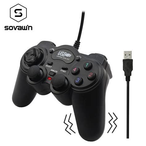 Wired USB Vibration Gamepad Joystick Game Pad Multifunctional ...