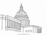 Washington Capital Coloring Page  Pages Capitals sketch template