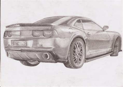 Chevrolet Camaro - Pencil drawing by Mortharo on DeviantArt