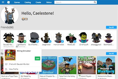 Roblox home screen update - senturinfront