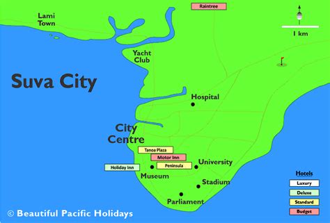 Suva Fiji Map