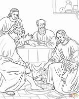 Jesus Washing The Disciples Feet  Super Coloring coloring sketch template