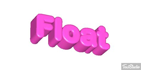 Float Word Animated GIF Logo Designs