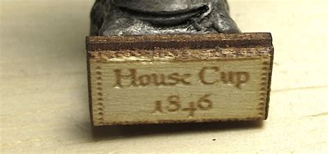 Hufflepuff House Cup – Flower Show Miniature Settings