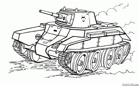 Coloring page - Light Tank