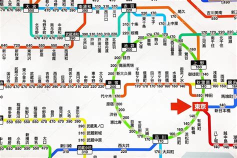 Tokyo subway map Stock Photo by ©toucanet 77348610