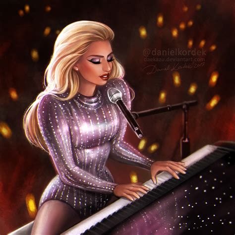 Lady Gaga: Super Bowl 2017 by daekazu on DeviantArt