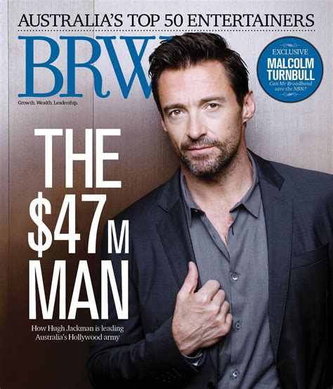 Cover for October 24, 2013. Cover story on Hugh Jackman topping the Rich Entertainers list, by ...