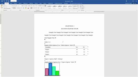 Format Captions for Tables and Figures - YouTube