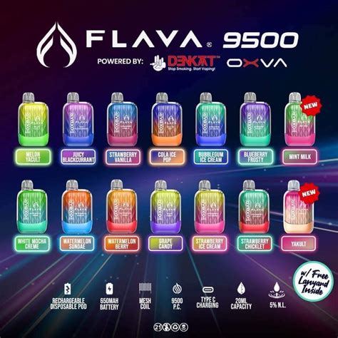 FLAVA OXBAR 9500 PUFFS – mcw international trading corp