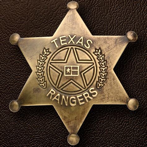 Texas Rangers Badges by Costumes and Collectibles