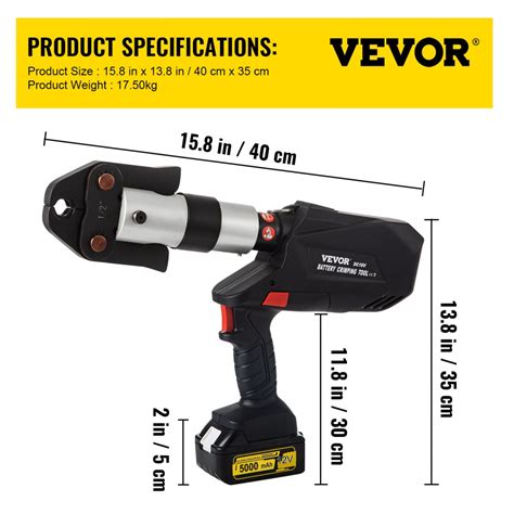 VEVOR Propress Kit 12V Tools Propress with 1/2" 3/4" 1" Clamping Jaws ...